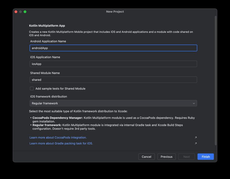 KMP 구조 — 공유 레이어와 플랫폼 레이어 — 언어별 성능 벤치마크