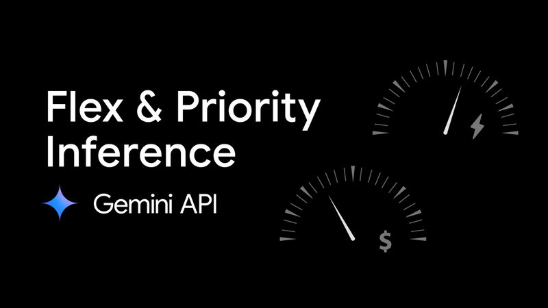 제미나이 API Flex & Priority Inference 안내 화면