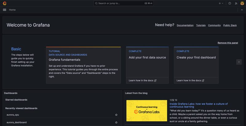 Grafana Node Exporter Full 대시보드