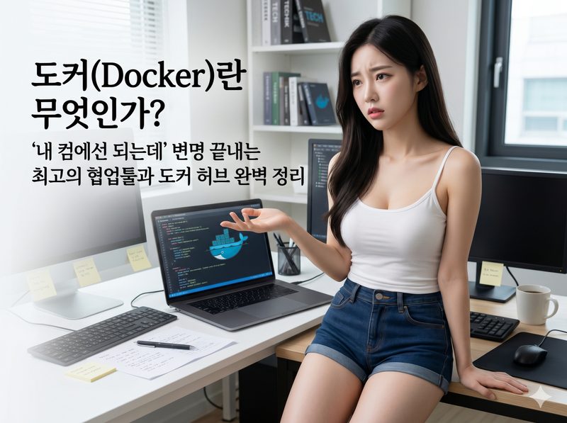 맥 개발 환경에서 컨테이너 런타임을 비교하는 개념 이미지