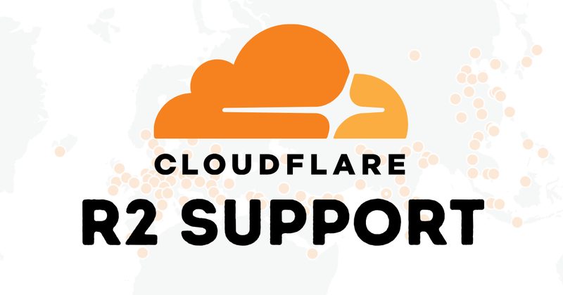 Cloudflare R2 대시보드 — 버킷 생성과 API 토큰 발급 화면