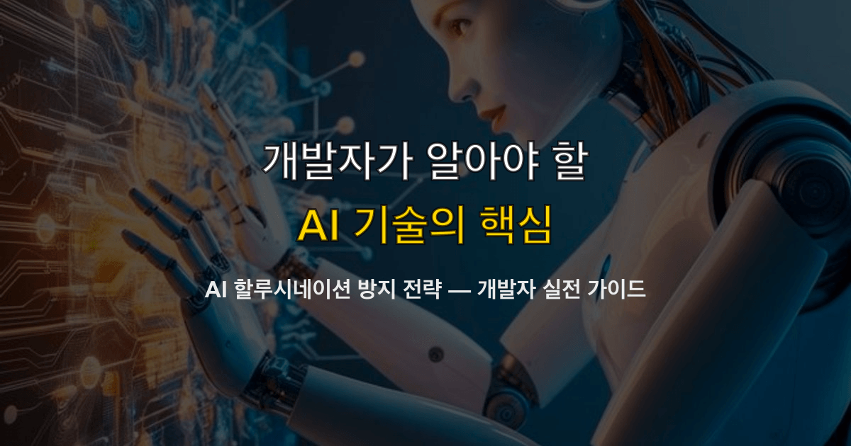 AI 할루시네이션 방지 전략 — 개발자 실전 가이드