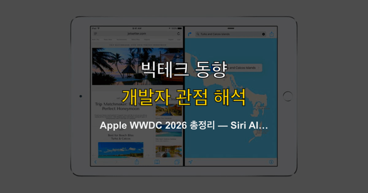 Apple WWDC 2026 총정리 — Siri AI Agent, Gemini 증류, Core AI 프레임워크