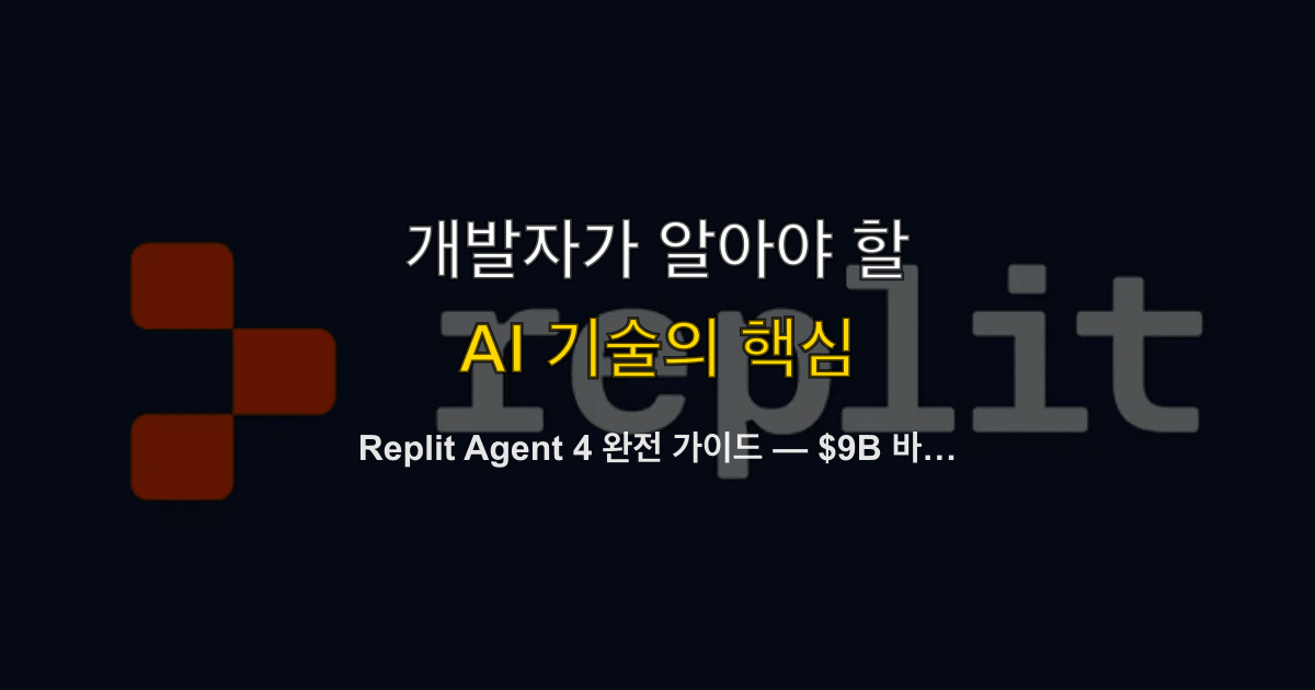 Replit Agent 4 완전 가이드 — $9B 바이브코딩 플랫폼, Design Canvas, 병렬 태스크의 실체
