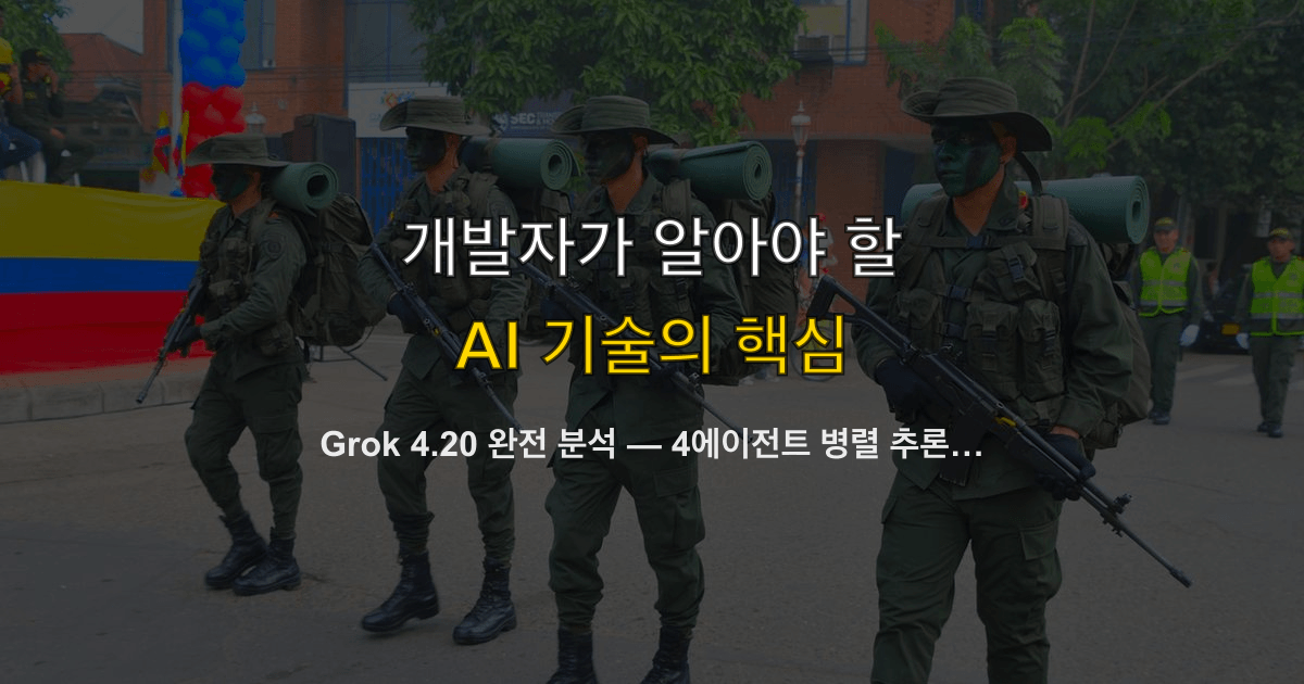 Grok 4.20 완전 분석 — 4에이전트 병렬 추론, 내부 토론 메커니즘, API 실전 가이드