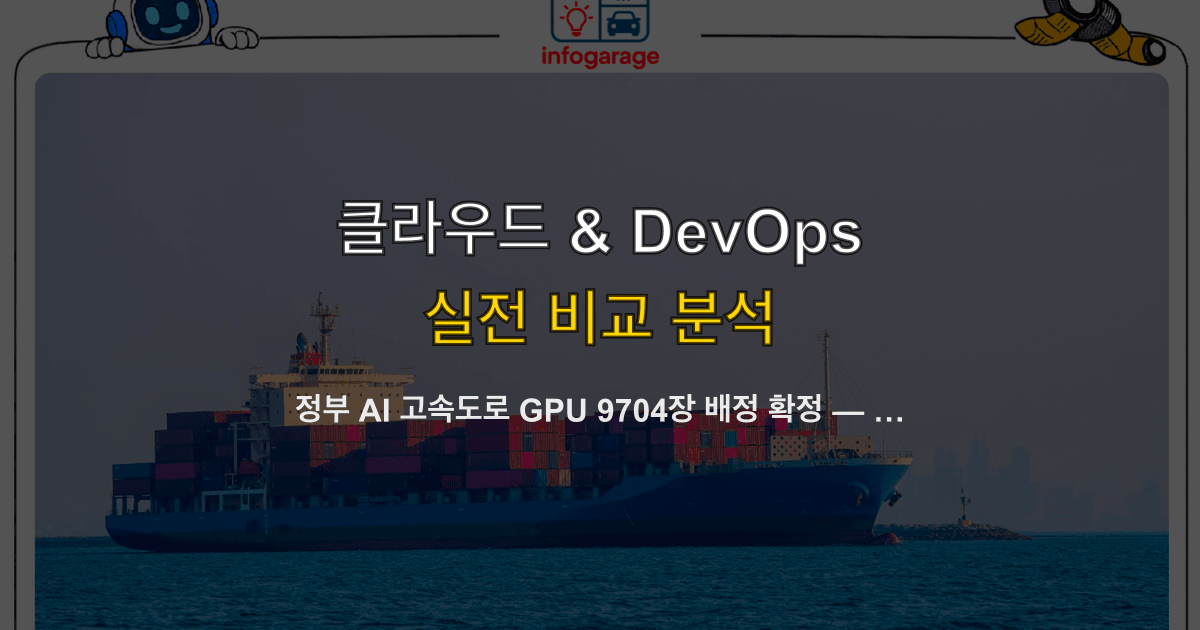 정부 AI 고속도로 GPU 9704장 배정 확정 — 네이버클라우드·삼성SDS·엘리스그룹 비교 가이드