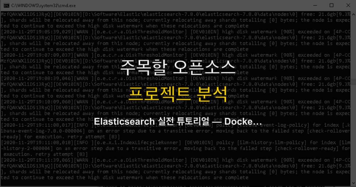 Elasticsearch 실전 튜토리얼 — Docker 설치·한국어 검색·Node.js 연동까지