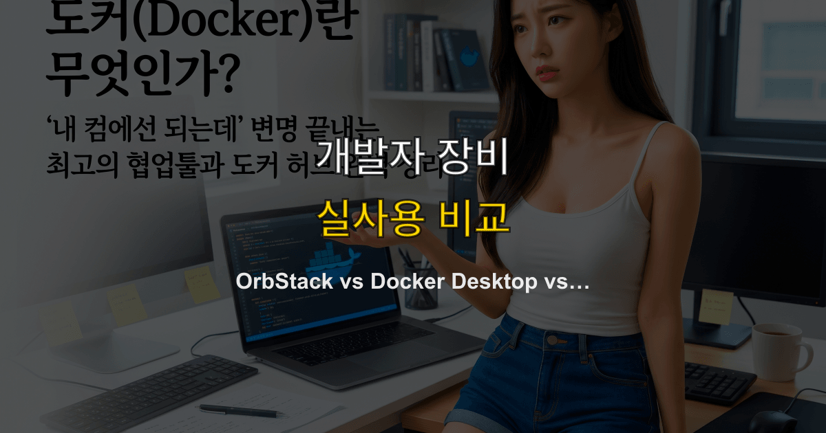 OrbStack vs Docker Desktop vs Colima 2026 — 맥 개발자 컨테이너 런타임 비교