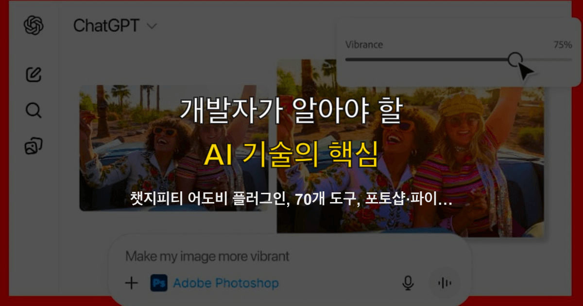 챗지피티 어도비 플러그인, 70개 도구, 포토샵·파이어플라이 | 팀에 언제 붙일까?