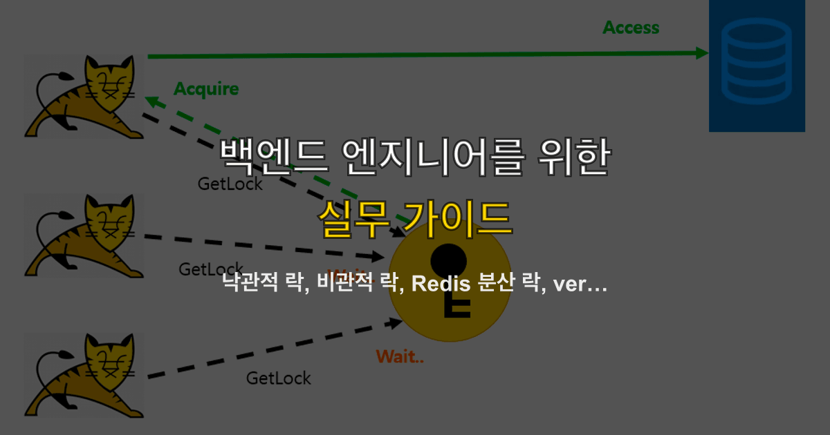 낙관적 락, 비관적 락, Redis 분산 락, version | 동시 재고·결제는 어떻게 막나?