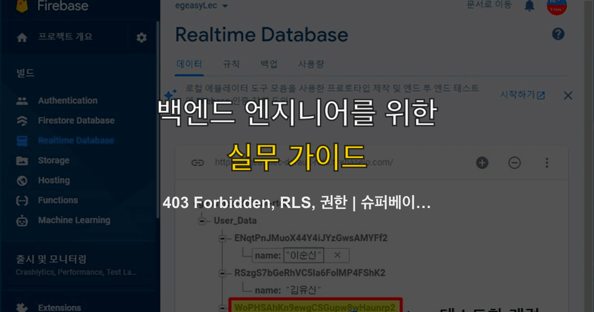 403 Forbidden, RLS, 권한 | 슈퍼베이스에서 select는 되고 insert만 막히면?