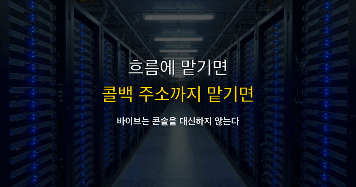 안드레 카파시 바이브 코딩, 흐름에 맡기기, 바이브 | 콜백 주소까지 맡기면?